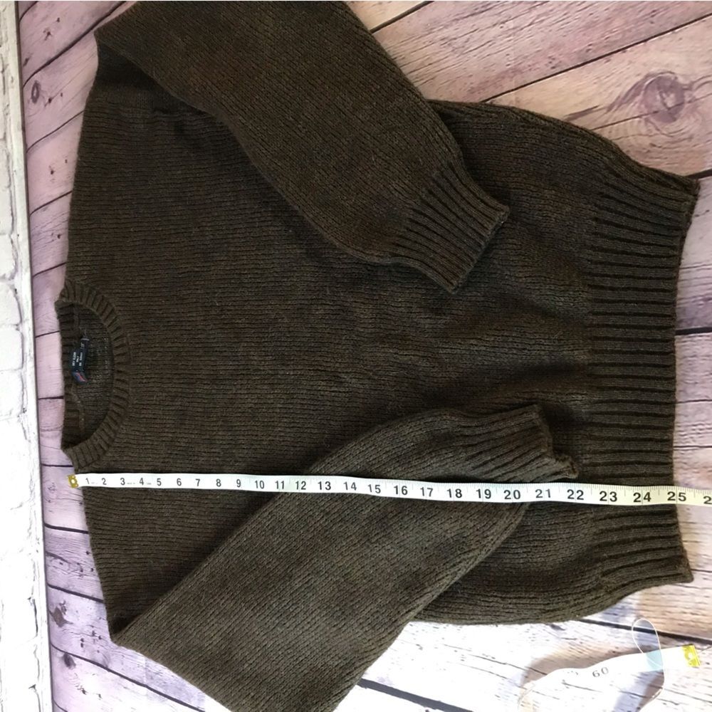 VINTAGE Daniel Hechter Paris Men’s Brown Marled Crew Neck Long Sleeve Sweater L - Picture 6 of 7